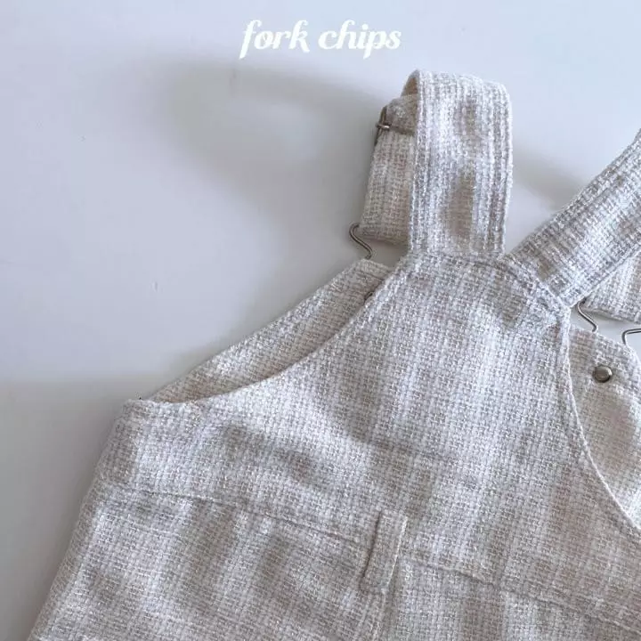 Fork Chips - Korean Children Fashion - #Kfashion4kids - Kally Dungarees Pnts - 11