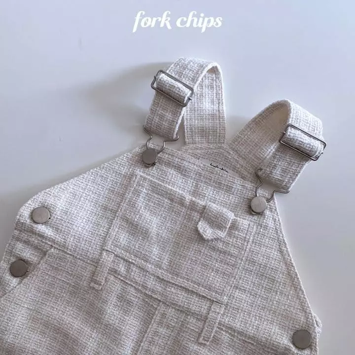 Fork Chips - Korean Children Fashion - #childofig - Kally Dungarees Pnts - 3