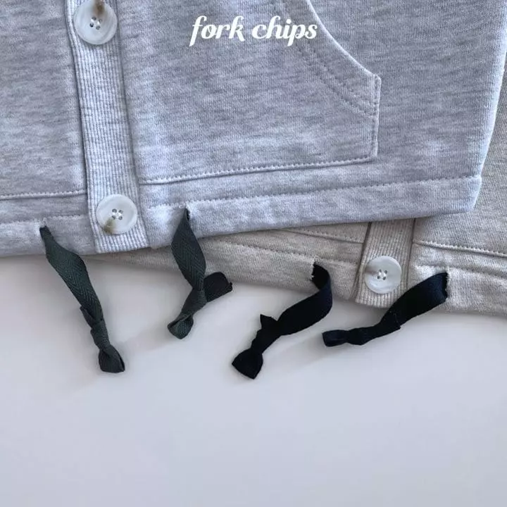 Fork Chips - Korean Children Fashion - #childofig - Mix Quilting Vest