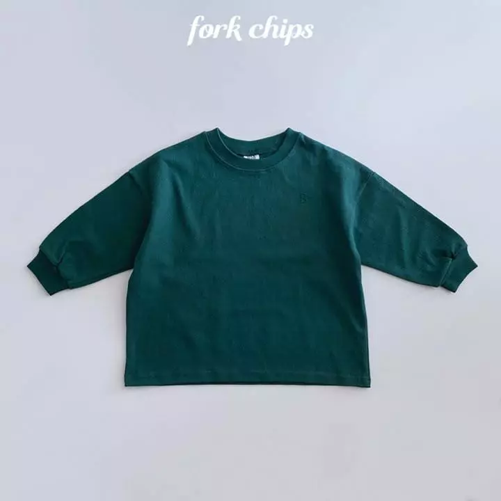 Fork Chips - Korean Children Fashion - #childrensboutique - All Day Embroidery Tee - 8