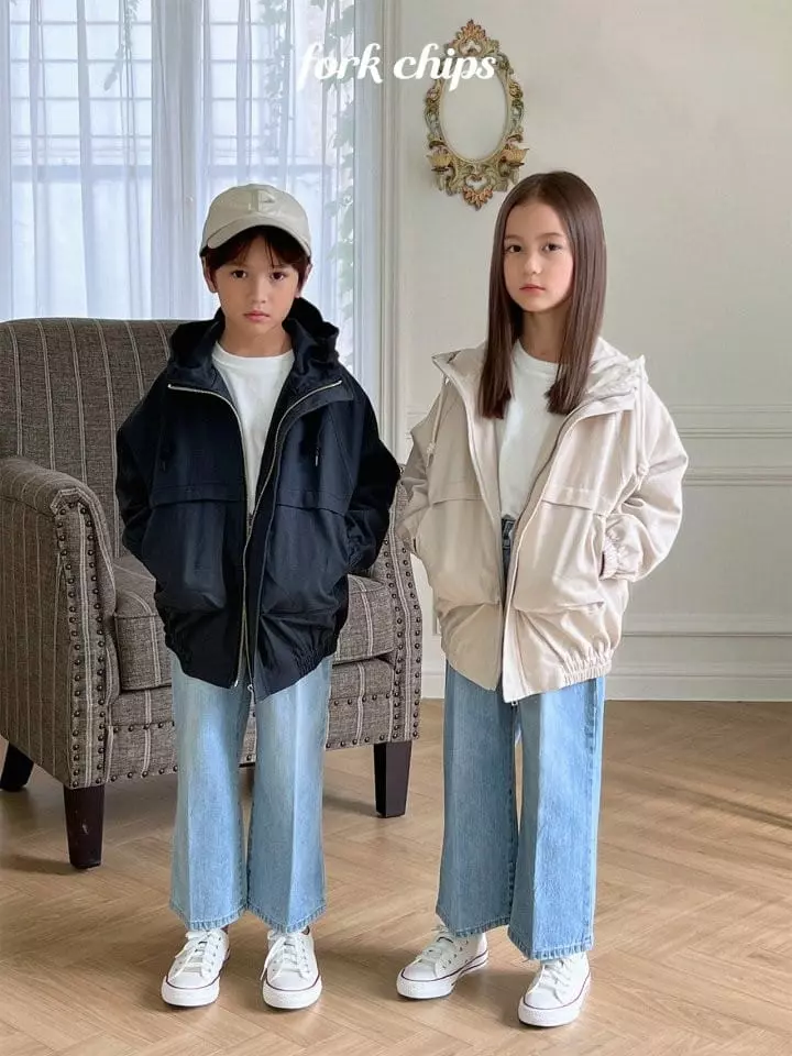 Fork Chips - Korean Children Fashion - #childrensboutique - Andy Hoody Jumper