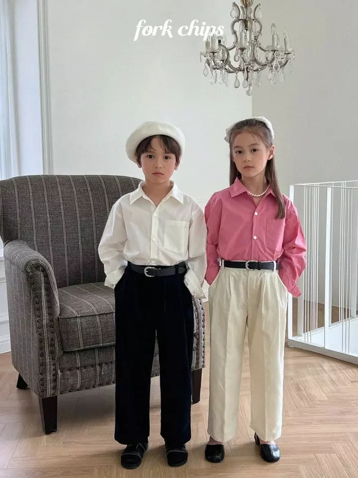 Fork Chips - Korean Children Fashion - #designkidswear - London Slacks Pants - 3