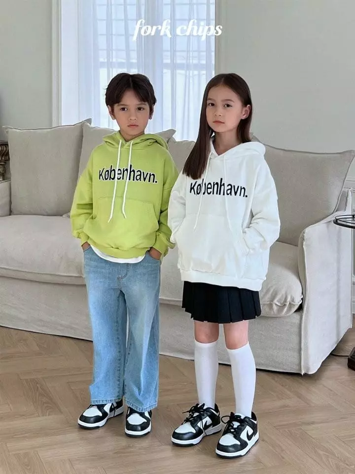 Fork Chips - Korean Children Fashion - #designkidswear - Copenhagen Hoody - 12