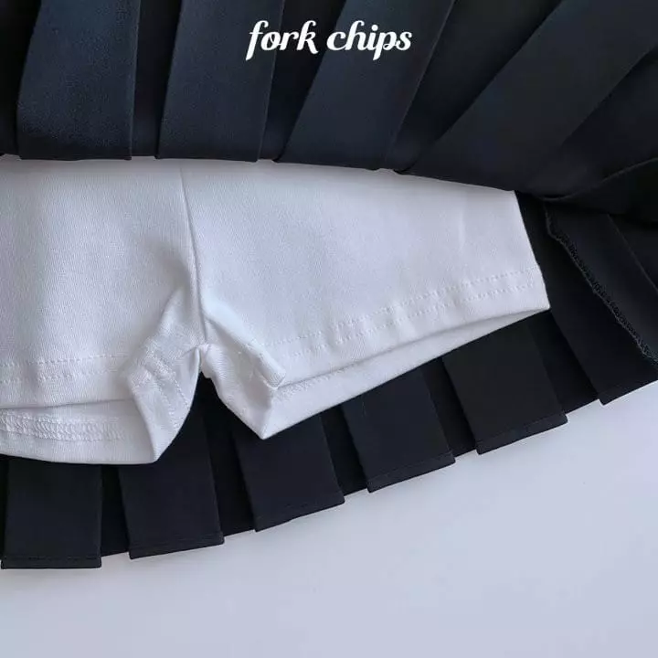 Fork Chips - Korean Children Fashion - #discoveringself - Jane Pleats Skirt - 7
