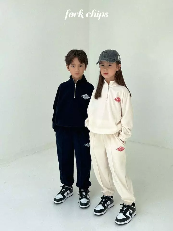 Fork Chips - Korean Children Fashion - #discoveringself - Dia Pants - 5