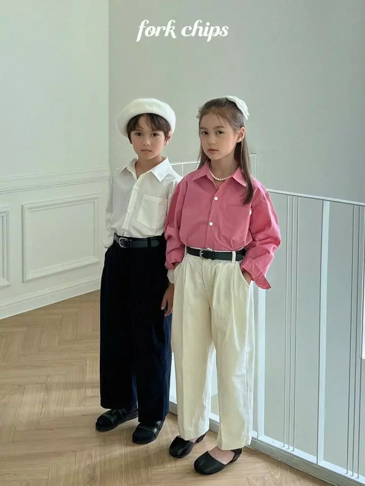 Fork Chips - Korean Children Fashion - #designkidswear - London Slacks Pants - 4