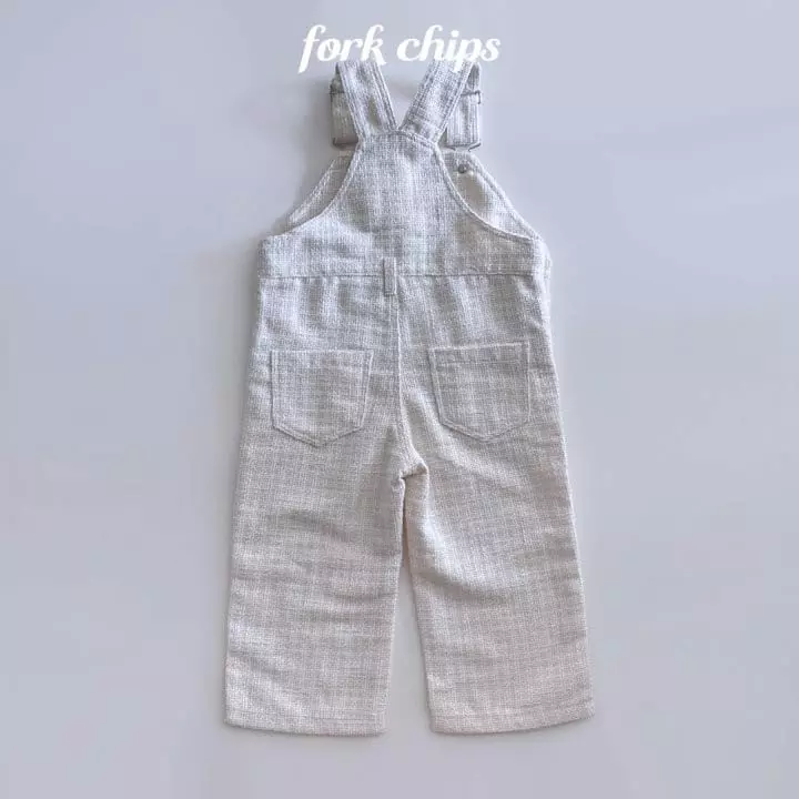 Fork Chips - Korean Children Fashion - #discoveringself - Kally Dungarees Pnts - 6