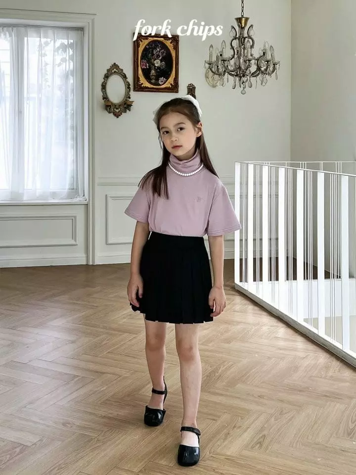 Fork Chips - Korean Children Fashion - #fashionkids - Jane Pleats Skirt - 8