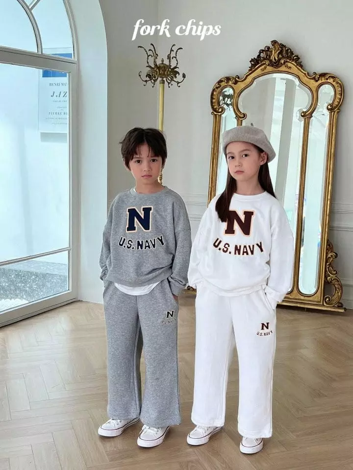 Fork Chips - Korean Children Fashion - #fashionkids - Now Sweatshirt