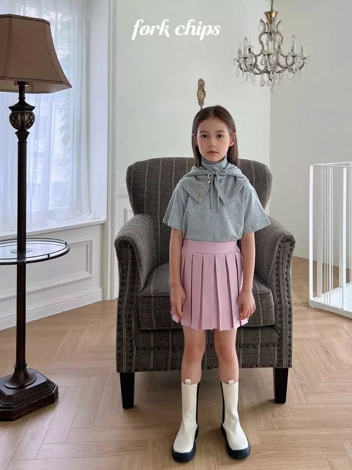 Fork Chips - Korean Children Fashion - #kidsshorts - Jane Pleats Skirt - 9