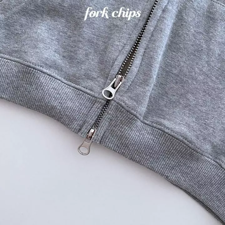 Fork Chips - Korean Children Fashion - #kidsshorts - Low Two Way Zip-up - 7