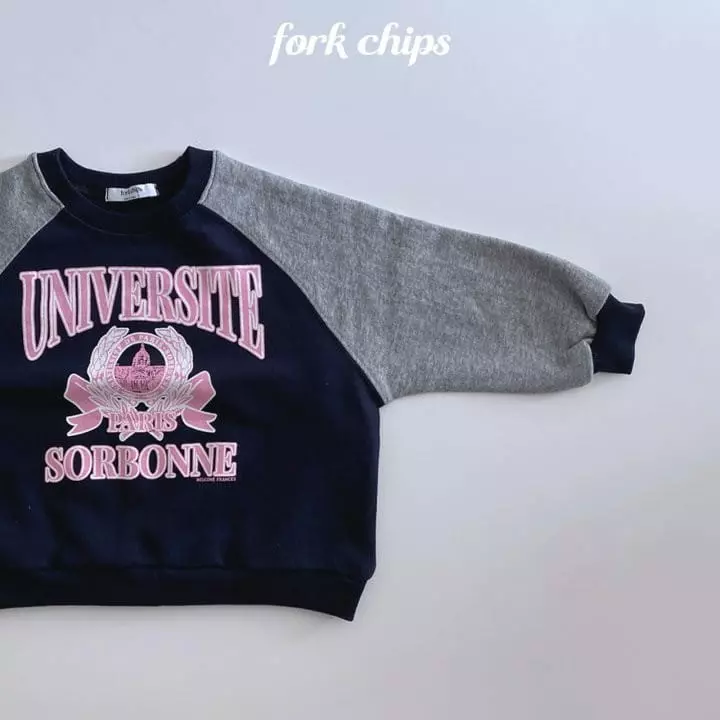 Fork Chips - Korean Children Fashion - #kidsstore - Paris Raglan Sweatshirt - 2