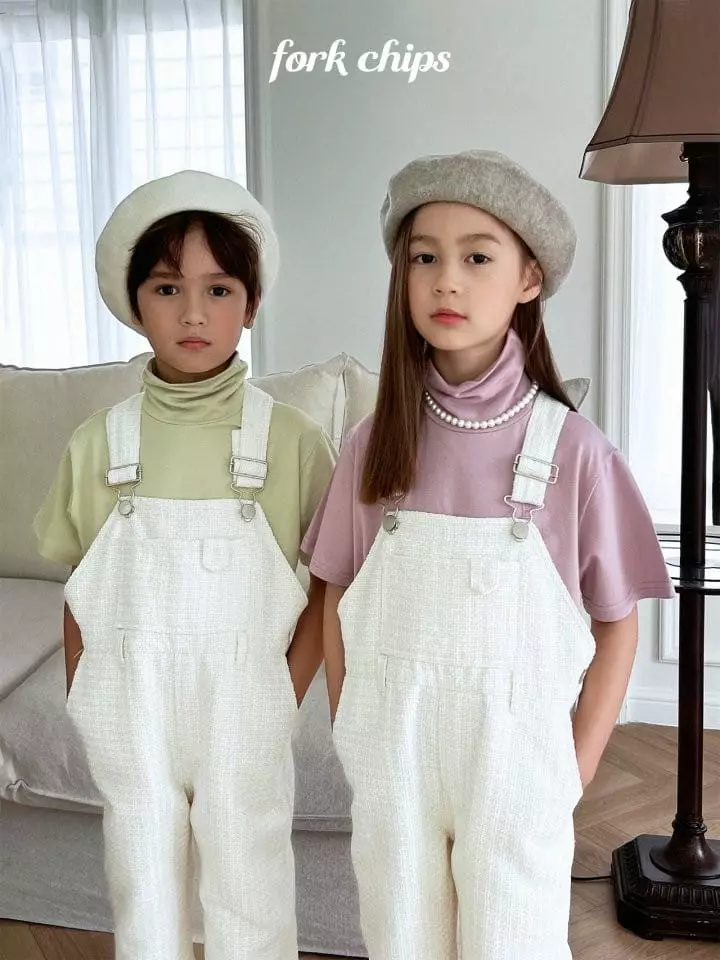 Fork Chips - Korean Children Fashion - #kidsstore - Kally Dungarees Pnts - 9