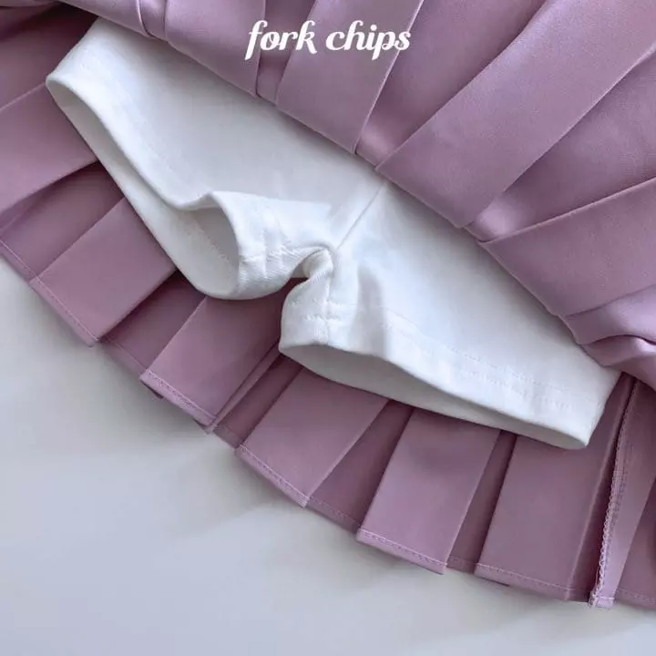 Fork Chips - Korean Children Fashion - #kidzfashiontrend - Jane Pleats Skirt - 11