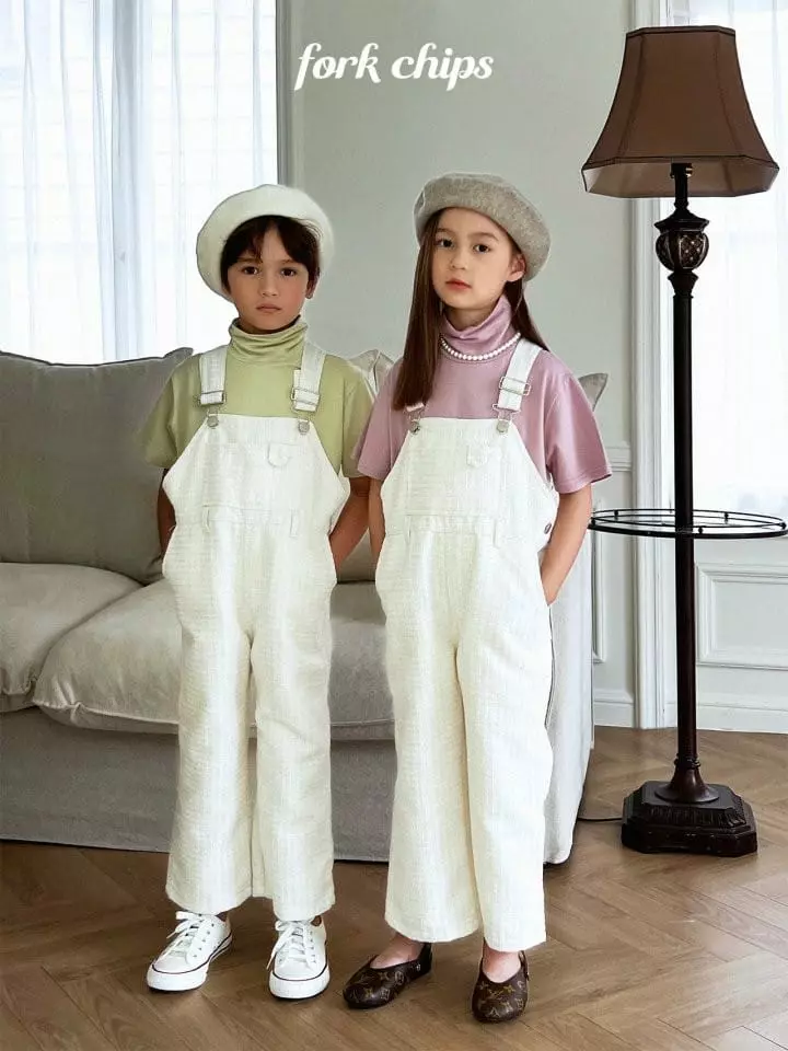 Fork Chips - Korean Children Fashion - #kidzfashiontrend - Kally Dungarees Pnts - 10