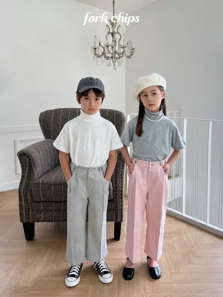 Fork Chips - Korean Children Fashion - #littlefashionista - Sand Bijo Pants - 9