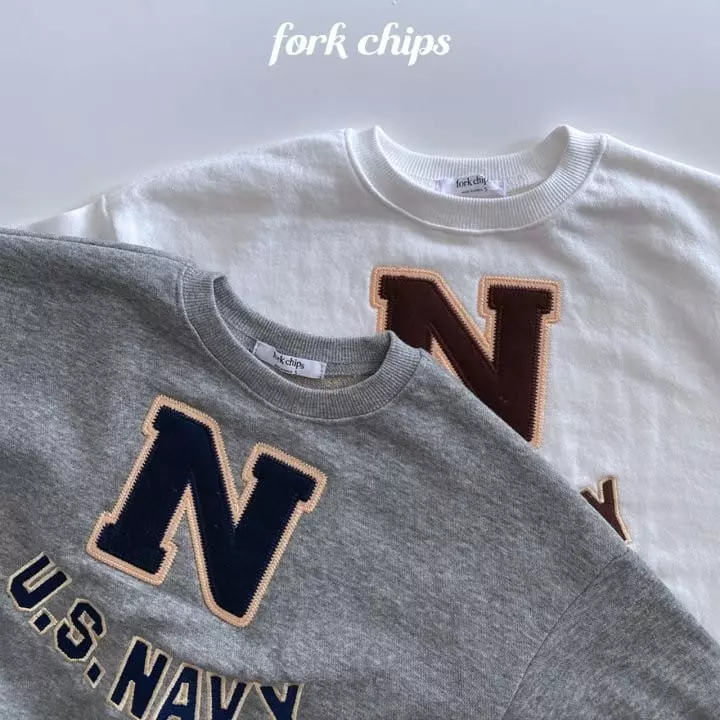 Fork Chips - Korean Children Fashion - #littlefashionista - Now Sweatshirt - 6