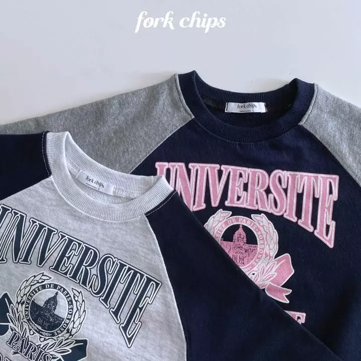 Fork Chips - Korean Children Fashion - #littlefashionista - Paris Raglan Sweatshirt - 5