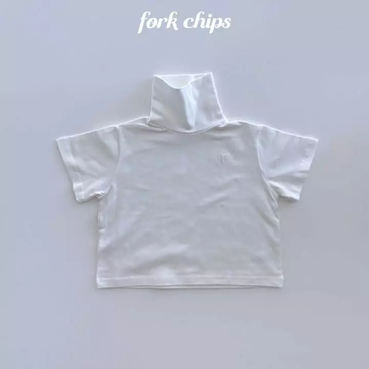 Fork Chips - Korean Children Fashion - #littlefashionista - Heating Turtleneck Tee