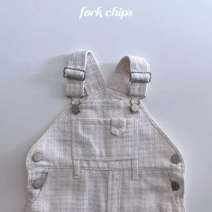 Fork Chips - Korean Children Fashion - #littlefashionista - Kally Dungarees Pnts - 12