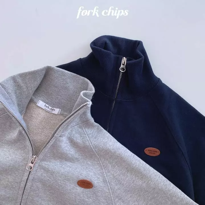Fork Chips - Korean Children Fashion - #littlefashionista - Low Two Way Zip-up - 11