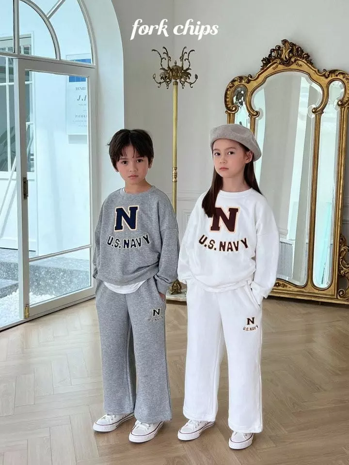 Fork Chips - Korean Children Fashion - #magicofchildhood - Now Sweatshirt - 7