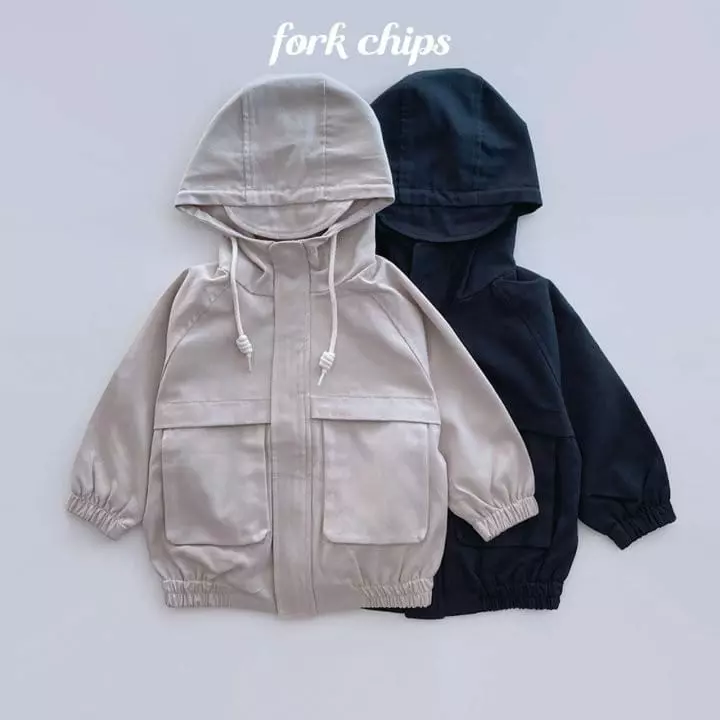 Fork Chips - Korean Children Fashion - #magicofchildhood - Andy Hoody Jumper - 10