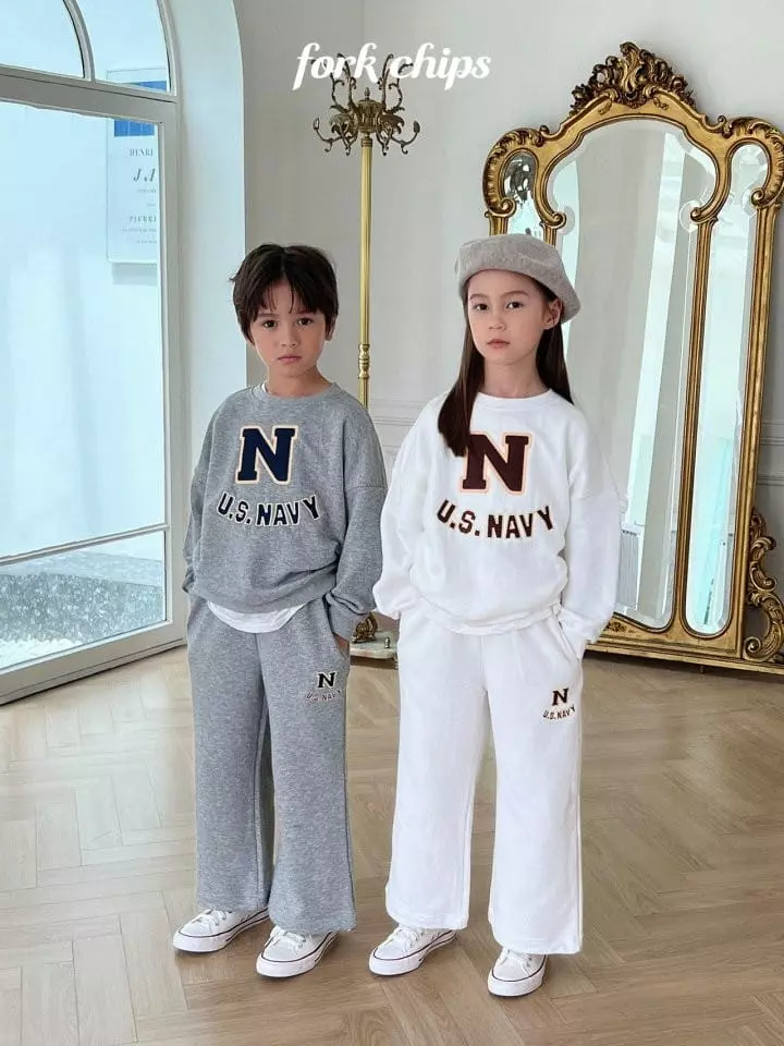 Fork Chips - Korean Children Fashion - #minifashionista - Now Sweatshirt - 8