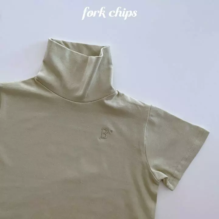 Fork Chips - Korean Children Fashion - #minifashionista - Heating Turtleneck Tee - 3