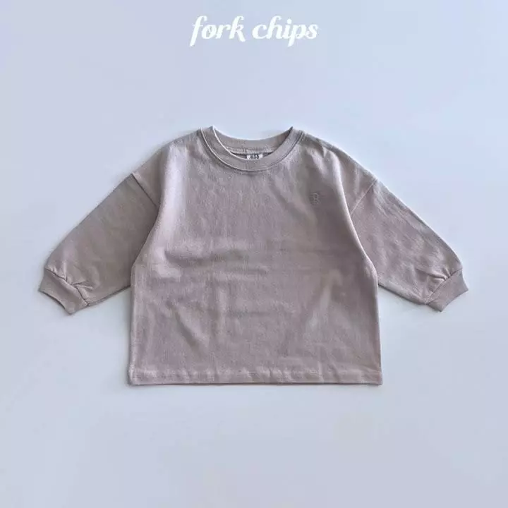 Fork Chips - Korean Children Fashion - #minifashionista - All Day Embroidery Tee - 2