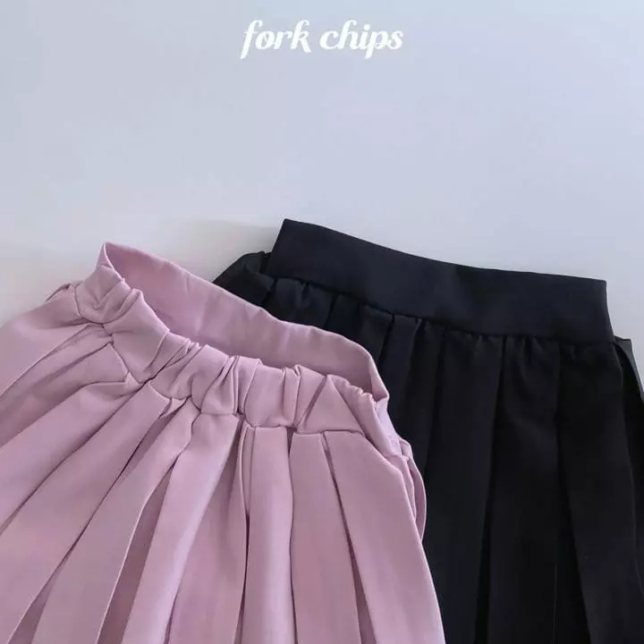 Fork Chips - Korean Children Fashion - #prettylittlegirls - Jane Pleats Skirt - 2
