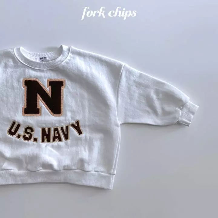 Fork Chips - Korean Children Fashion - #stylishchildhood - Now Sweatshirt - 12