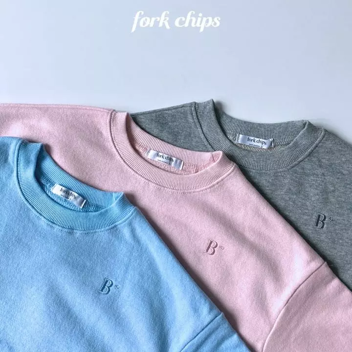 Fork Chips - Korean Children Fashion - #stylishchildhood - Standard Top Bottom Set - 3