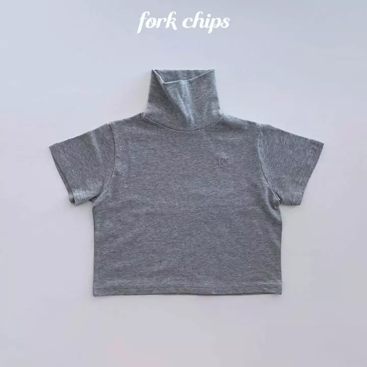 Fork Chips - Korean Children Fashion - #todddlerfashion - Heating Turtleneck Tee - 5