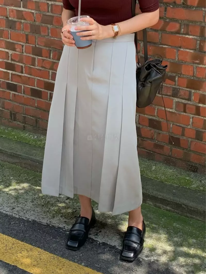 Fre - Korean Women Fashion - #momslook - Penny Pleats Skirt - 5