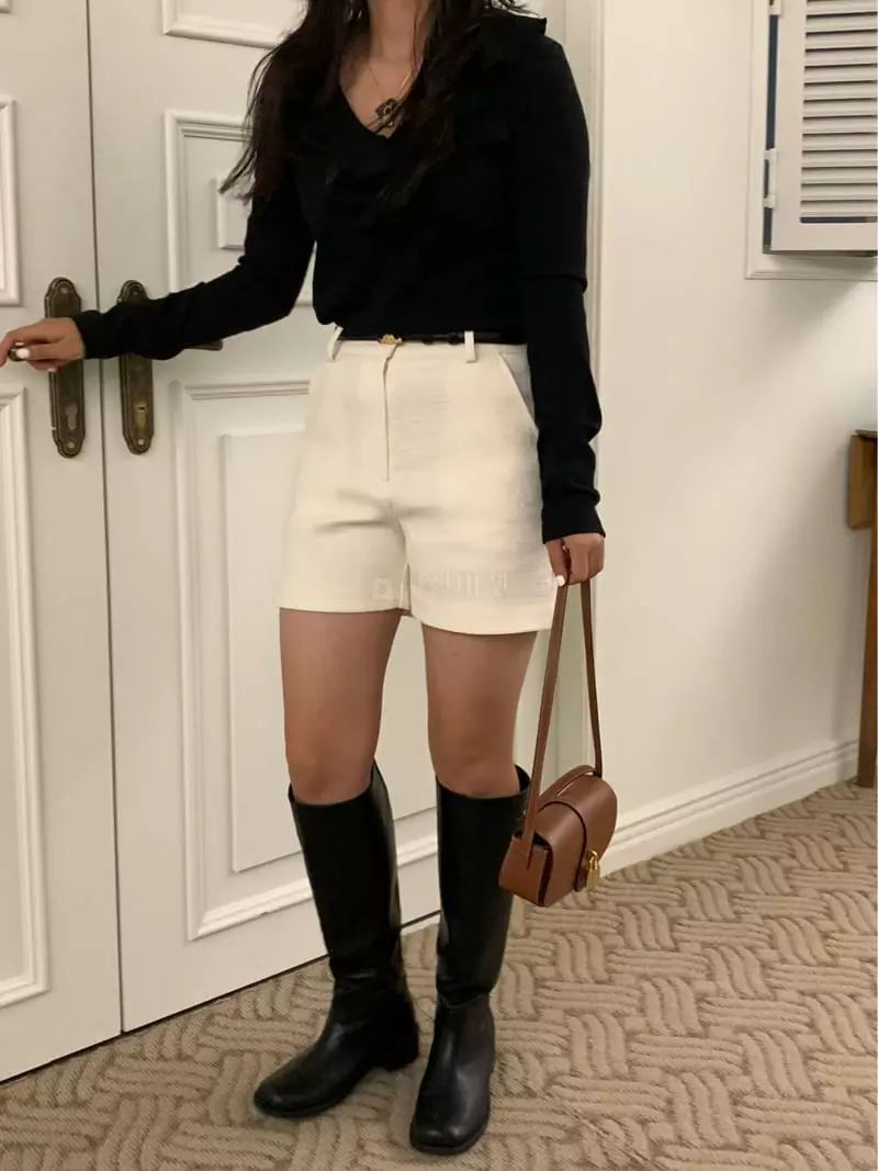 Fre - Korean Women Fashion - #momslook - Twid Pants - 3
