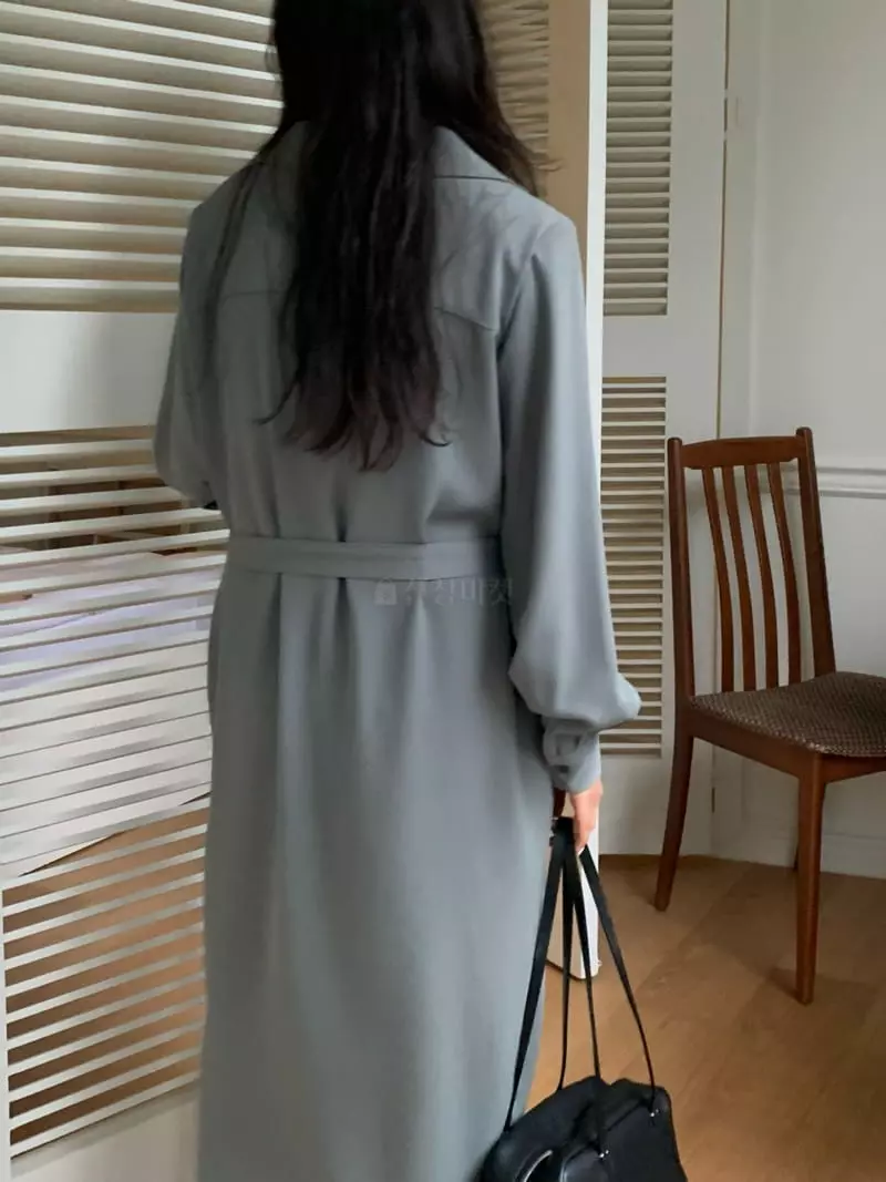 Fre - Korean Women Fashion - #momslook - Collar Zip-up One-piece - 5