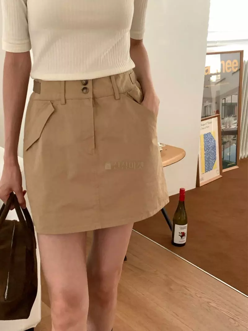Fre - Korean Women Fashion - #momslook - Cargo Mini Skirt - 10