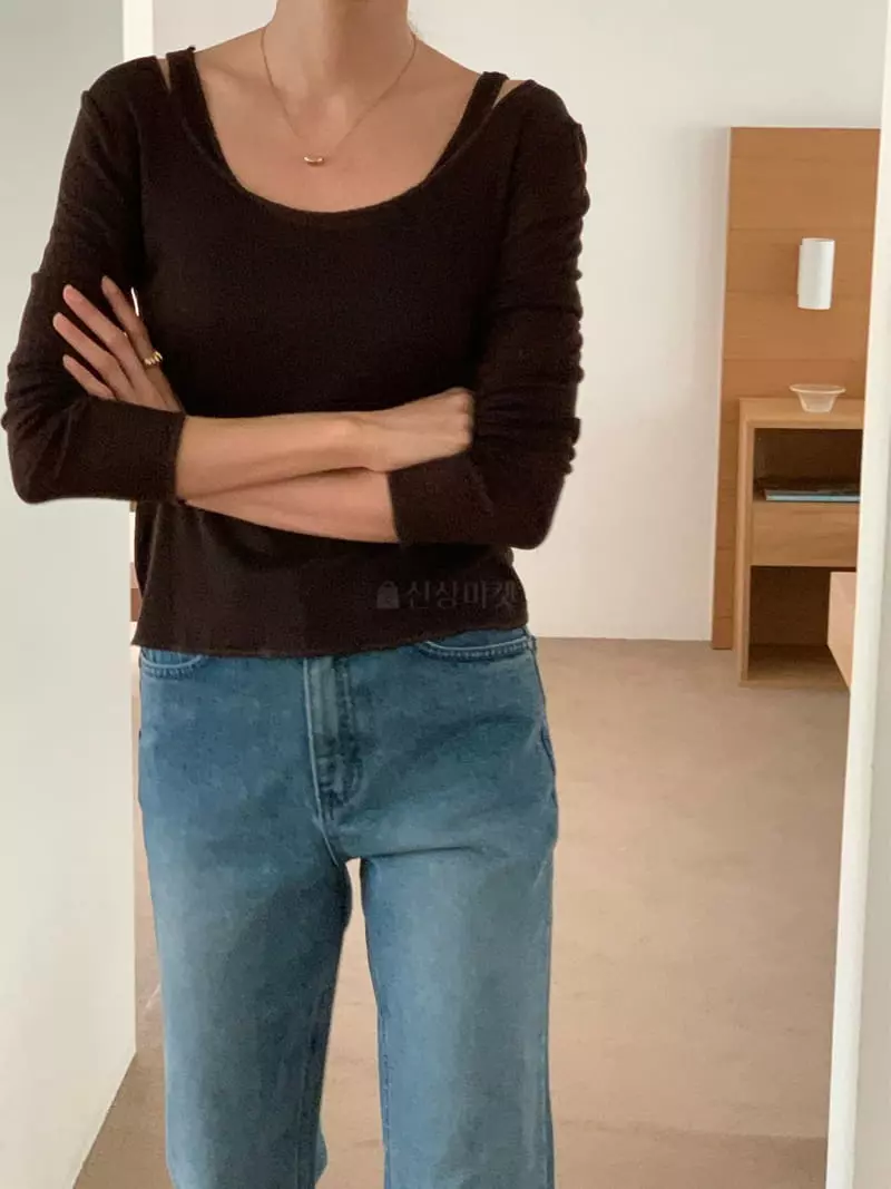 Fre - Korean Women Fashion - #momslook - Bliss Tencel Tee - 6