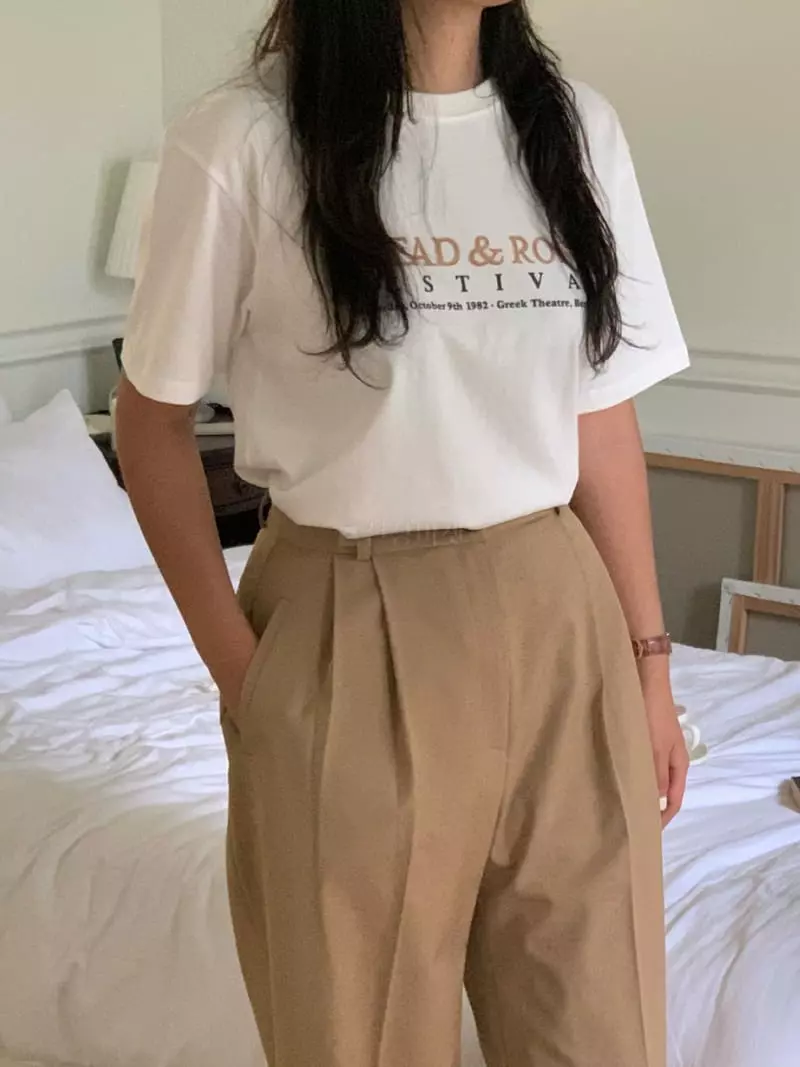 Fre - Korean Women Fashion - #momslook - Bread Tee - 2