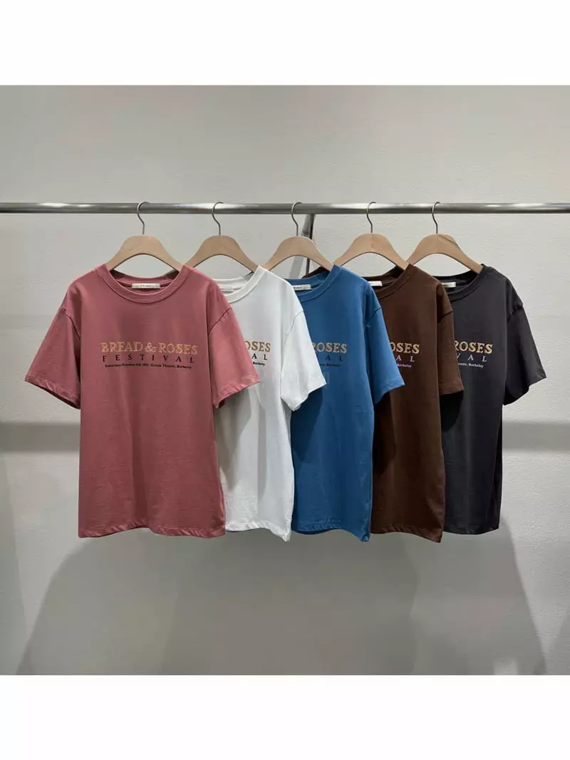 Fre - Korean Women Fashion - #momslook - Bread Tee - 6