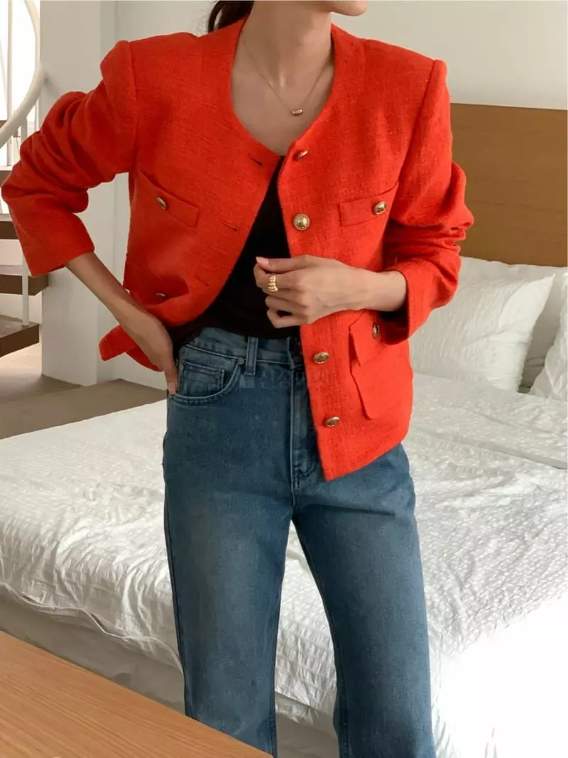 Fre - Korean Women Fashion - #momslook - Bootscut Jeans - 4