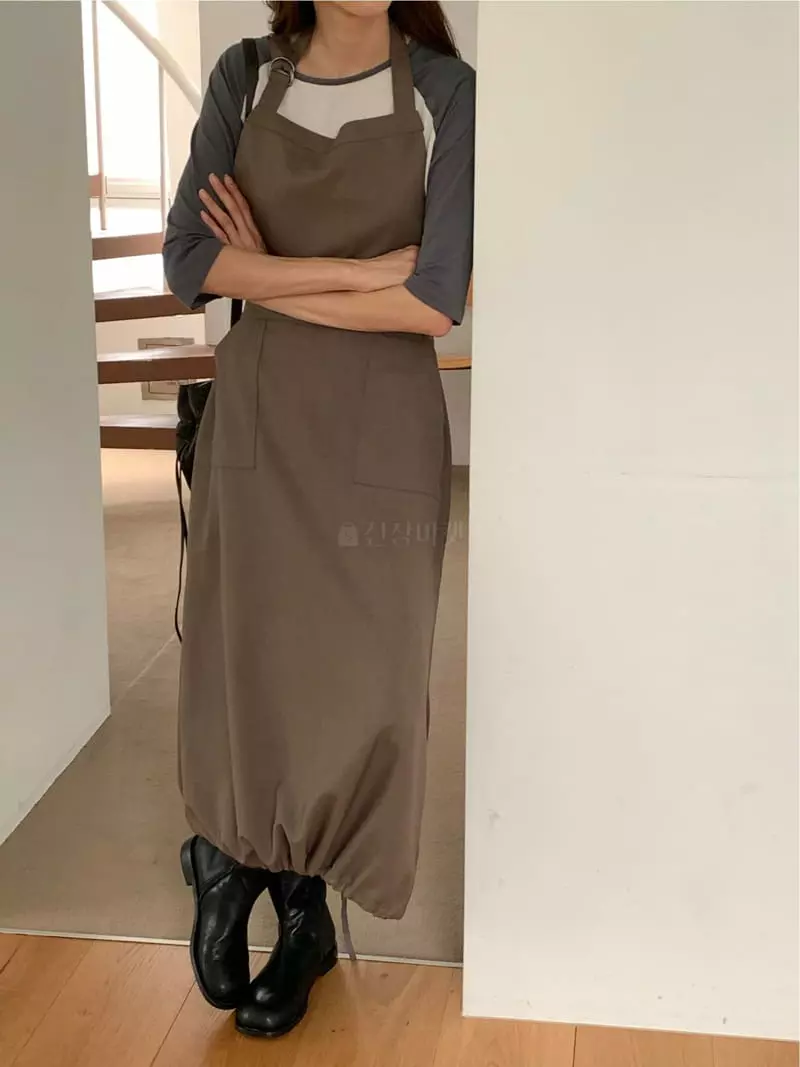 Fre - Korean Women Fashion - #momslook - Buckled One-piece - 4