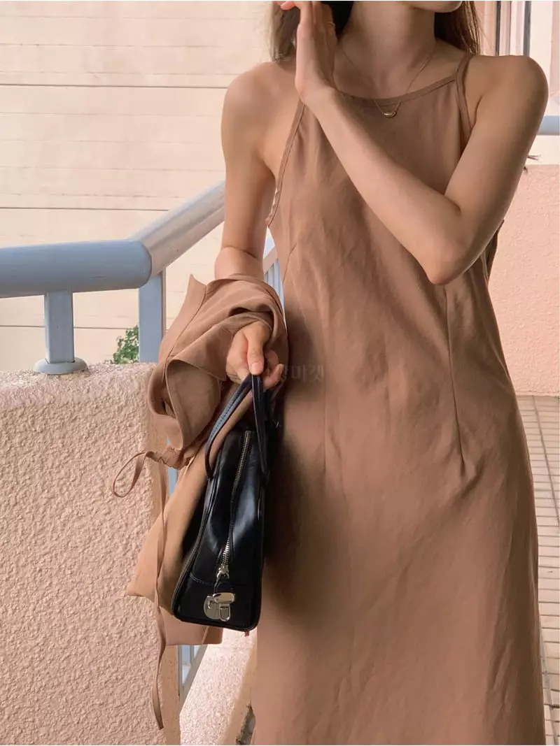 Fre - Korean Women Fashion - #momslook - Layere Slip One-piece