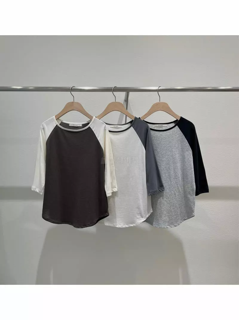 Fre - Korean Women Fashion - #momslook - Raglan Tee - 11