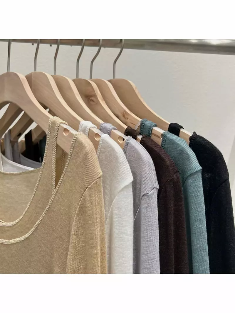 Fre - Korean Women Fashion - #pursuepretty - Bliss Tencel Tee - 11