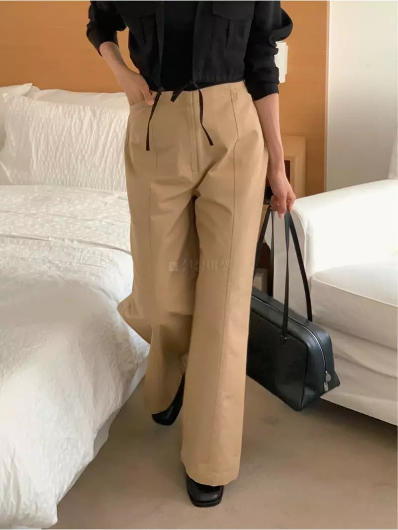 Fre - Korean Women Fashion - #pursuepretty - Lights Cargo Pants - 5