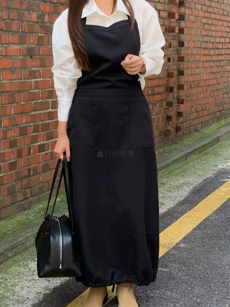 Fre - Korean Women Fashion - #restrostyle - Buckled One-piece - 9