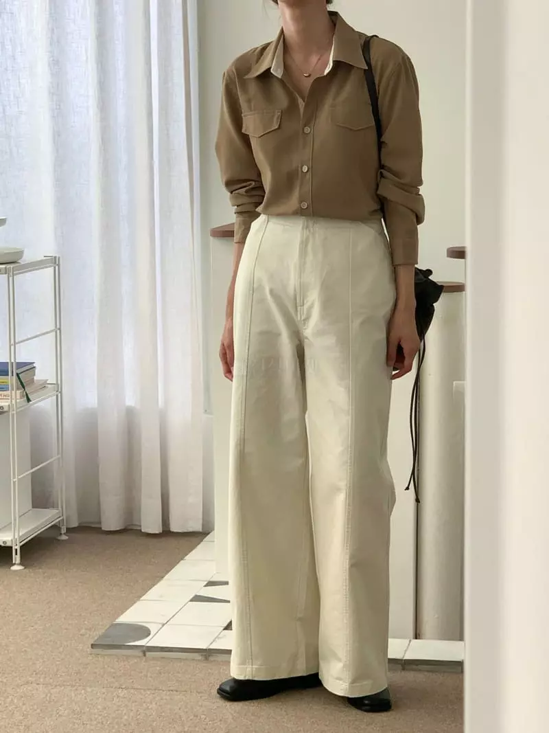Fre - Korean Women Fashion - #restrostyle - Lights Cargo Pants - 6