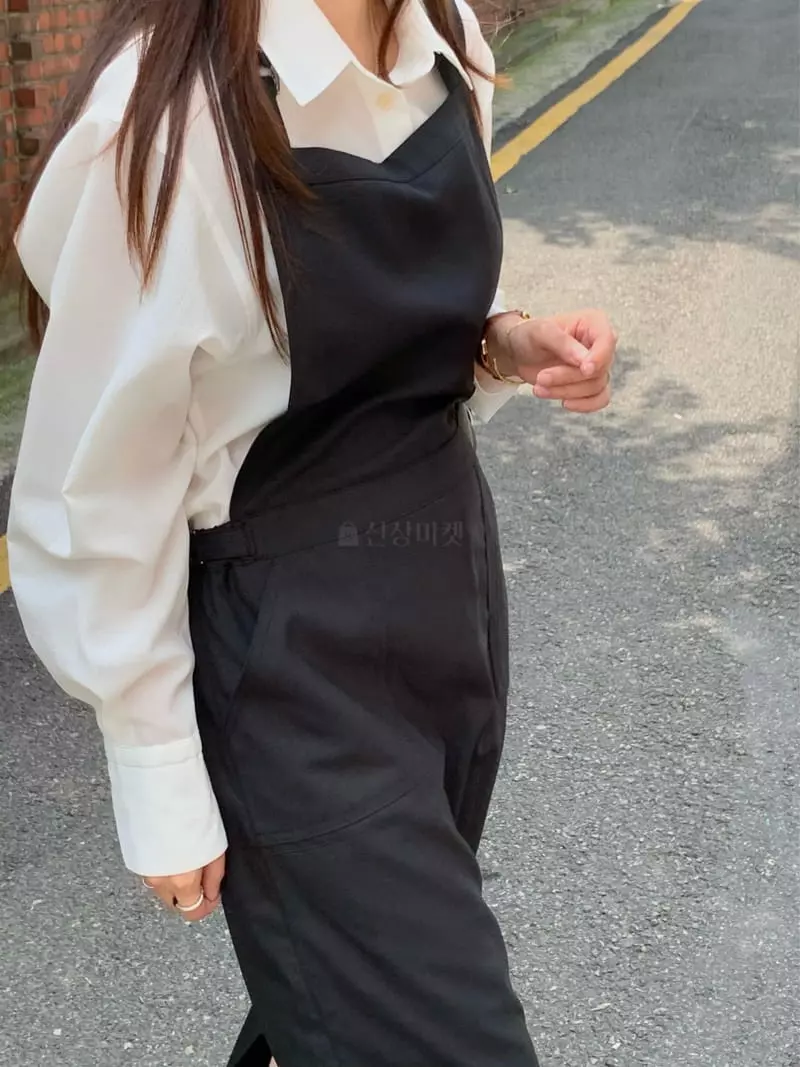Fre - Korean Women Fashion - #romanticstyle - Buckled One-piece - 10